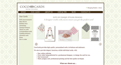 Desktop Screenshot of cococards.co.uk